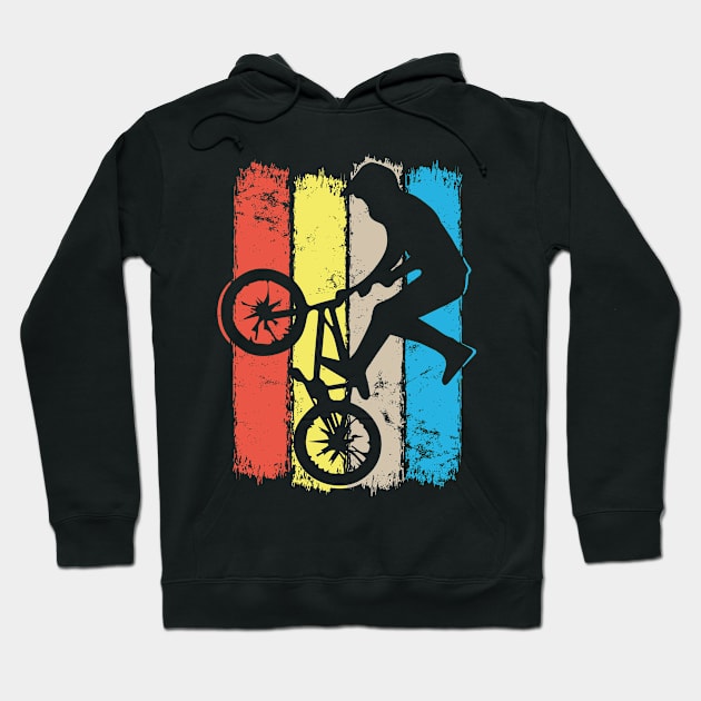 Colorful Bmx Apparel | Bmx Bike Old School Hoodie by BabyYodaSticker